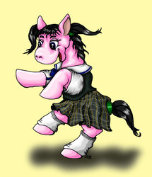 Size: 829x963 | Tagged: safe, artist:suzidragonlady, ling xiaoyu, ponified, tekken