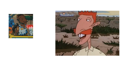 Size: 878x468 | Tagged: safe, idw, comic, comparison, meta, nigel thornberry, wild thornberry