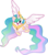 Size: 617x700 | Tagged: safe, artist:jrk08004, princess celestia, puffball, g4, crossover, flying, kirby, kirby (series), kirby celestia, kirbyfied, nintendo, parody, simple background, species swap, transparent background