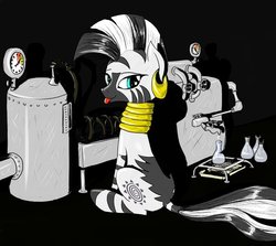 Size: 900x801 | Tagged: safe, artist:madhotaru, zecora, zebra, g4