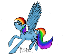 Size: 1633x1418 | Tagged: safe, artist:ponyrave, rainbow dash, pegasus, pony, g4, female, mare, simple background, solo, spread wings, transparent background, wings