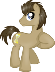 Size: 696x900 | Tagged: safe, artist:rayodragon, doctor whooves, time turner, earth pony, pony, g4, male, simple background, solo, stallion, transparent background