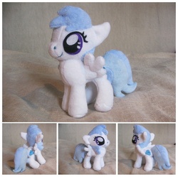 Size: 896x891 | Tagged: safe, artist:spark-strudel, cotton cloudy, pony, g4, irl, photo, plushie, solo