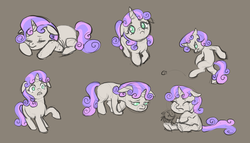 Size: 900x516 | Tagged: safe, artist:thiefofcookies, sweetie belle, g4, crying, sketch dump