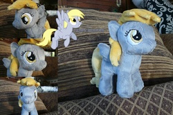 Size: 2048x1360 | Tagged: safe, artist:navkaze, derpy hooves, pony, g4, female, filly, irl, photo, plushie, solo