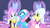 Size: 1280x720 | Tagged: safe, screencap, fluttershy, lotus blossom, rarity, g4, green isn't your color, mud mask, spa pony