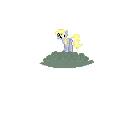 Size: 190x136 | Tagged: artist needed, source needed, safe, derpy hooves, pegasus, pony, g4, animated, desktop ponies, female, mare, pixel art, raincloud, simple background, solo, sprite, transparent, transparent background