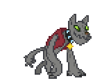 Size: 160x120 | Tagged: artist needed, source needed, safe, rover, diamond dog, g4, animated, desktop ponies, pixel art, simple background, solo, sprite, transparent, transparent background