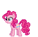 Size: 128x126 | Tagged: artist needed, source needed, safe, pinkie pie, earth pony, pony, g4, animated, desktop ponies, female, mare, pixel art, simple background, solo, sprite, transparent background