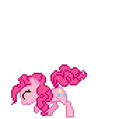 Size: 170x154 | Tagged: artist needed, source needed, safe, pinkie pie, g4, animated, desktop ponies, female, pixel art, simple background, solo, sprite, transparent background