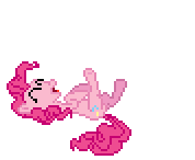 Size: 178x142 | Tagged: artist needed, source needed, safe, pinkie pie, g4, animated, desktop ponies, female, laughing, pixel art, simple background, solo, sprite, transparent background