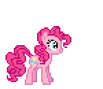 Size: 150x128 | Tagged: artist needed, source needed, safe, pinkie pie, g4, animated, desktop ponies, female, groucho mask, pixel art, simple background, solo, sprite, transparent background