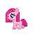 Size: 100x100 | Tagged: safe, pinkie pie, g4, animated, desktop ponies, female, filly, pixel art, simple background, sprite, transparent background