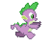 Size: 106x96 | Tagged: artist needed, source needed, safe, spike, g4, animated, desktop ponies, pixel art, simple background, solo, sprite, transparent background