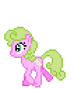 Size: 106x126 | Tagged: artist needed, source needed, safe, daisy, flower wishes, earth pony, pony, g4, animated, desktop ponies, female, pixel art, simple background, solo, sprite, transparent background, walk cycle, walking