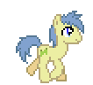 Size: 106x96 | Tagged: safe, artist:anonycat, goldengrape, sir colton vines iii, pony, g4, animated, desktop ponies, male, pixel art, simple background, solo, sprite, stallion, transparent background, trotting