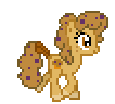 Size: 106x96 | Tagged: safe, oc, oc only, animated, desktop ponies, muffin, pixel art, simple background, solo, sprite, transparent background