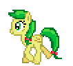Size: 106x96 | Tagged: artist needed, source needed, safe, apple fritter, g4, animated, apple family member, desktop ponies, female, pixel art, simple background, solo, sprite, transparent background