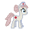 Size: 106x96 | Tagged: artist needed, source needed, safe, nurse redheart, g4, animated, desktop ponies, female, pixel art, simple background, solo, sprite, transparent background