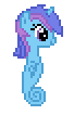 Size: 68x106 | Tagged: safe, artist:dirkos, orchid dew, sea pony, animated, desktop ponies, pixel art, simple background, solo, sprite, transparent background