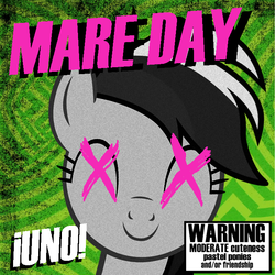 Size: 683x682 | Tagged: safe, artist:jimmythetiger696, rainbow dash, g4, cover, crossover, green day, parody, ponified album cover