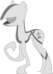 Size: 565x800 | Tagged: safe, artist:cogweaver, pony, crossover, disney, dusk, kingdom hearts, nobody, nopony, ponified, simple background, solo, vector, white background