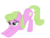 Size: 2415x1855 | Tagged: safe, artist:luckysmores, daisy, flower wishes, earth pony, pony, g4, female, iwtcird, mare, scrunchy face, simple background, solo, stretching, transparent background