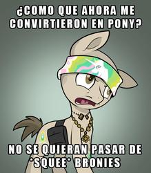 Size: 842x960 | Tagged: safe, artist:thenecrobalam, cholo, ponified, spanish