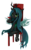 Size: 840x1340 | Tagged: safe, artist:maren, queen chrysalis, changeling, changeling queen, g4, chair, crown, female, jewelry, pixiv, regalia, simple background, transparent background, wine