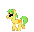 Size: 116x110 | Tagged: safe, artist:anonycat, uncle orange, earth pony, pony, g4, animated, desktop ponies, male, pixel art, simple background, solo, sprite, stallion, transparent background