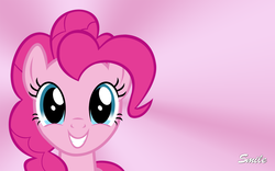 Size: 1920x1200 | Tagged: safe, pinkie pie, g4, smiling, wallpaper