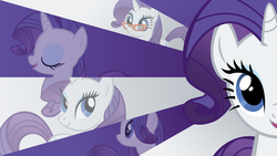 Size: 1920x1080 | Tagged: safe, rarity, pony, g4, glasses, glasses rarity, rarity's glasses, solo, wallpaper