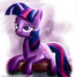 Size: 1000x1000 | Tagged: safe, artist:sunegem, twilight sparkle, pony, g4, female, solo