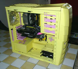 Size: 640x567 | Tagged: safe, fluttershy, g4, case mod, computer, customized toy, irl, photo, ponified