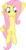 Size: 3087x5954 | Tagged: safe, artist:blueblitzie, fluttershy, g4, simple background, transparent background, vector