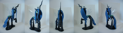 Size: 3990x1065 | Tagged: safe, artist:groovebird, queen chrysalis, g4, customized toy, irl, photo, sculpture