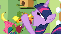 Size: 325x183 | Tagged: safe, screencap, twilight sparkle, g4, green isn't your color