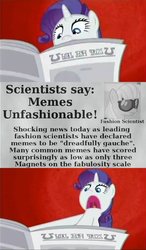 Size: 422x721 | Tagged: safe, photo finish, rarity, pony, unicorn, g4, my little pony: friendship is magic, ponyville confidential, exploitable meme, female, horn, i'll destroy her, mare, meme, meta, newspaper, open mouth