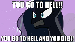 Size: 624x351 | Tagged: safe, princess luna, g4, angry, image macro, male, south park