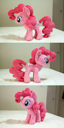 Size: 800x1600 | Tagged: safe, artist:thurinus, pinkie pie, earth pony, pony, g4, irl, photo, plushie, solo