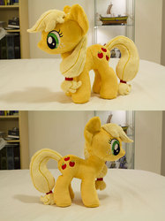 Size: 800x1067 | Tagged: safe, artist:thurinus, applejack, earth pony, pony, g4, irl, photo, plushie, solo