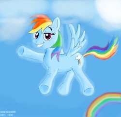 Size: 1000x960 | Tagged: safe, artist:scobionicle99, rainbow dash, pegasus, pony, g4, female, solo