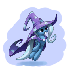 Size: 1718x1649 | Tagged: safe, artist:underpable, trixie, pony, unicorn, g4, female, grin, mare, solo