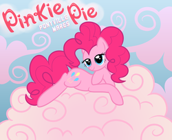 Size: 3544x2893 | Tagged: safe, artist:faikie, pinkie pie, g4, cloud, cloudy, high res