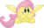 Size: 576x367 | Tagged: safe, artist:jrk08004, fluttershy, puffball, g4, crossover, cute, female, kirby, kirby (series), kirby fluttershy, kirbyfied, nintendo, parody, shyabetes, simple background, solo, species swap, transparent background, video game