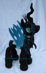Size: 2131x3424 | Tagged: safe, artist:munchforlunch, queen chrysalis, g4, high res, irl, photo, plushie, solo