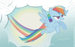 Size: 1920x1200 | Tagged: safe, artist:fitzoblong, rainbow dash, pegasus, pony, g4, female, solo