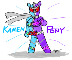 Size: 900x750 | Tagged: safe, artist:captain-marvelous, rainbow dash, twilight sparkle, g4, female, kamen rider, kamen rider w, lesbian, ponified, ship:twidash, shipping