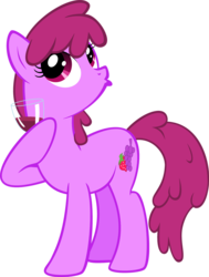 Size: 702x927 | Tagged: safe, artist:choedan-kal, berry punch, berryshine, g4, dexterous hooves, drink, duckface, simple background, transparent background, vector, wine, wine tasting