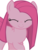 Size: 2134x2819 | Tagged: safe, artist:99xua, pinkie pie, earth pony, pony, g4, c:, cute, cuteamena, eyes closed, female, happy, high res, pinkamena diane pie, raised hoof, simple background, smiling, solo, transparent background, vector